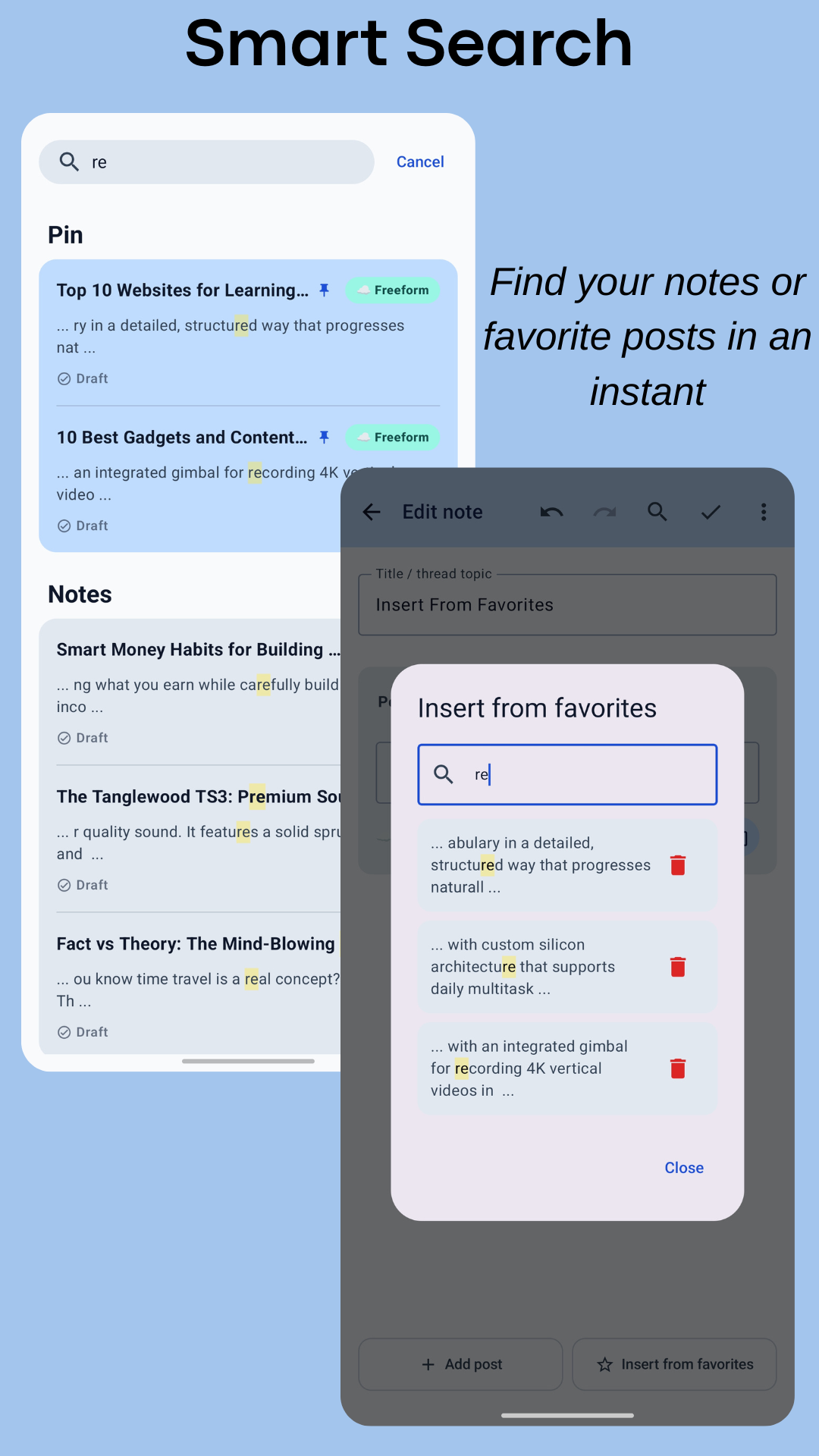 Smart Search